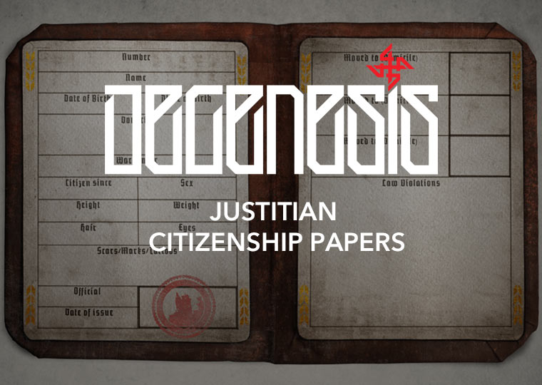 Justitian Citizenship papers